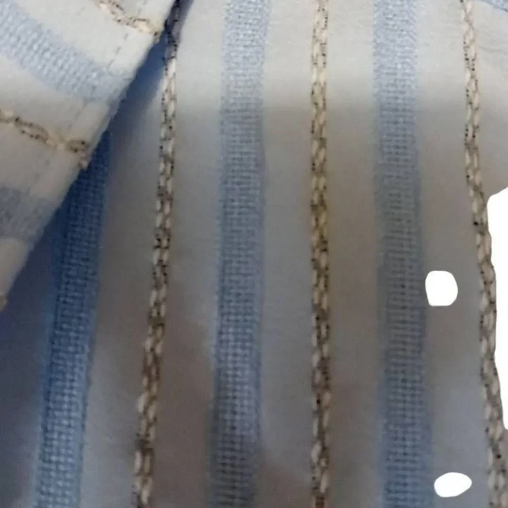 Vintage Weekender Sportswear  Light‎ Blue Single Pocket Button Front Shirt Men's